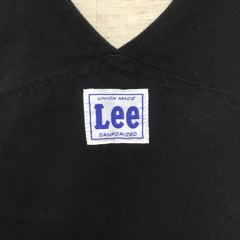 リー Lee サロペット・オーバーオール サロペット、オーバーオール lm7254 デニムオーバーオール ワイドパンツ つなぎ L ロゴ、文字 黒 / ブラック /  メンズ USED 古着 中古 10107750