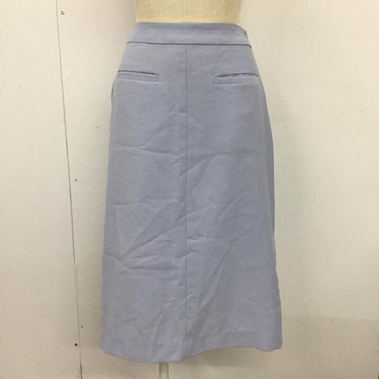 インデックス index スカート ひざ丈スカート タグ付 L 無地 水色 / ライトブルー /  レディース USED 古着 中古 10107982