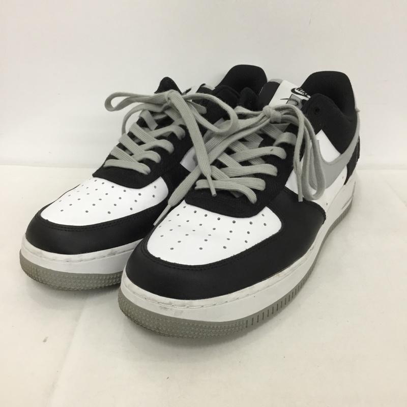 ナイキ NIKE スニーカー スニーカー CT2301-001 AIR FORCE 1 07 LV8 EMB 28.5cm 28.5cm ロゴ、文字 白 / ホワイト / X 黒 / ブラック / X 灰 / グレー /  メンズ USED 古着 中古 10129951