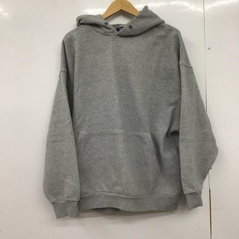 ノーティカ NAUTICA トレーナー 長袖 長袖パーカー プルオーバーパーカー スウェット M 無地 灰 / グレー /  メンズ USED 古着 中古 10147612