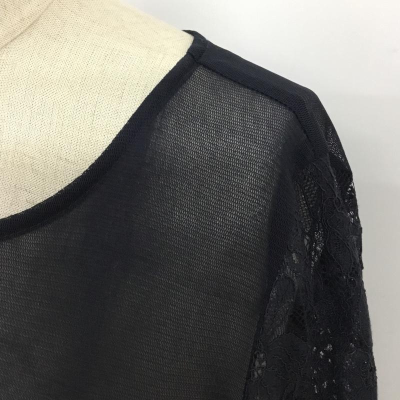 アパートバイローリーズ apart by lowrys ワンピース ロングスカート 半袖ロングワンピース フレアスカート 切り替えワンピース M 総柄 紺 / ネイビー /  レディース USED 古着 中古 10118567