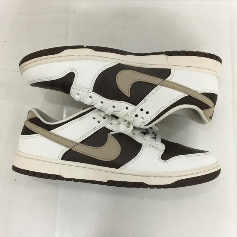 ナイキ NIKE スニーカー スニーカー HF4292-100 DUNK LOW NN 28.5cm 28.5cm ロゴ、文字 白 / ホワイト / X 茶 / ブラウン / X ダークブラウン / ダークブラウン /  メンズ USED 古着 中古 10136382