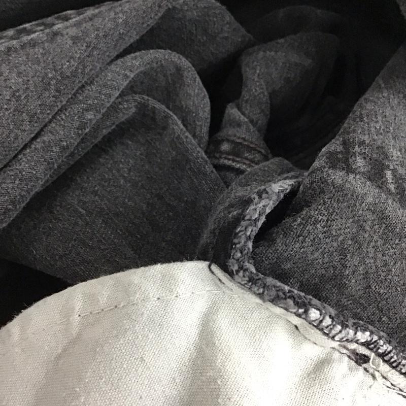 リーバイストラウスアンドコー Levi Strauss & co. パンツ デニム、ジーンズ デニムパンツ ワイドパンツ カジュアルパンツ 36インチ 無地 黒 / ブラック /  メンズ USED 古着 中古 10133668