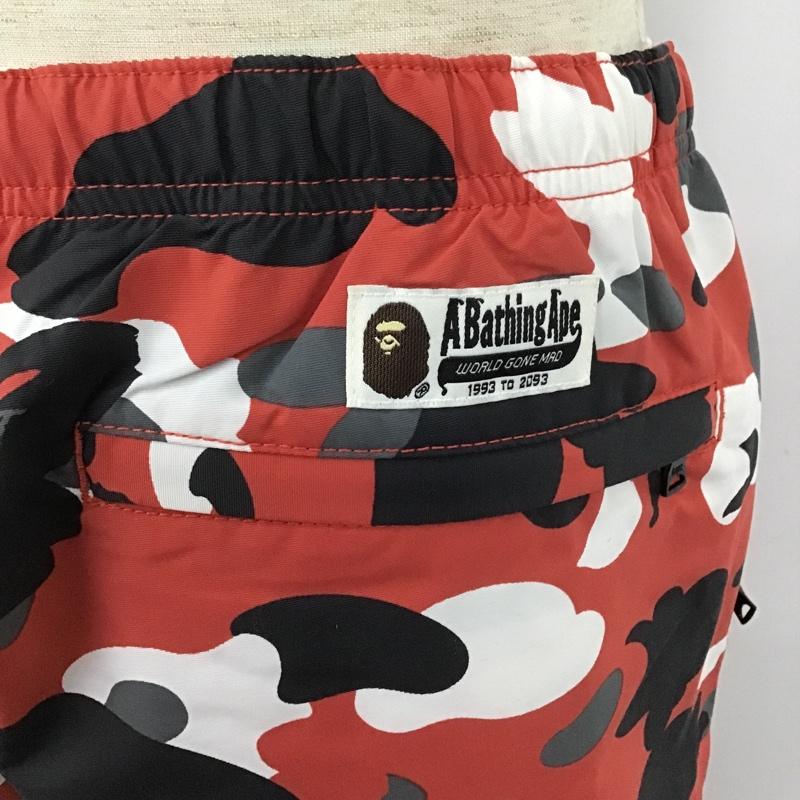 アベイシングエイプ A BATHING APE パンツ ワークパンツ、ペインターパンツ ナイロン サルカモ L 総柄 マルチカラー / マルチカラー /  メンズ USED 古着 中古 10102320