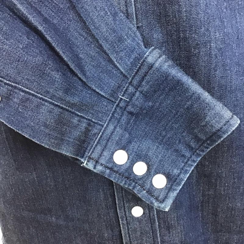 ザノースフェイス THE NORTH FACE シャツ、ブラウス 長袖 nr11950 L/SCANTERBURYBELLSSHIRT 長袖デニムシャツ L 無地 インディゴ / インディゴ /  メンズ USED 古着 中古 10119995