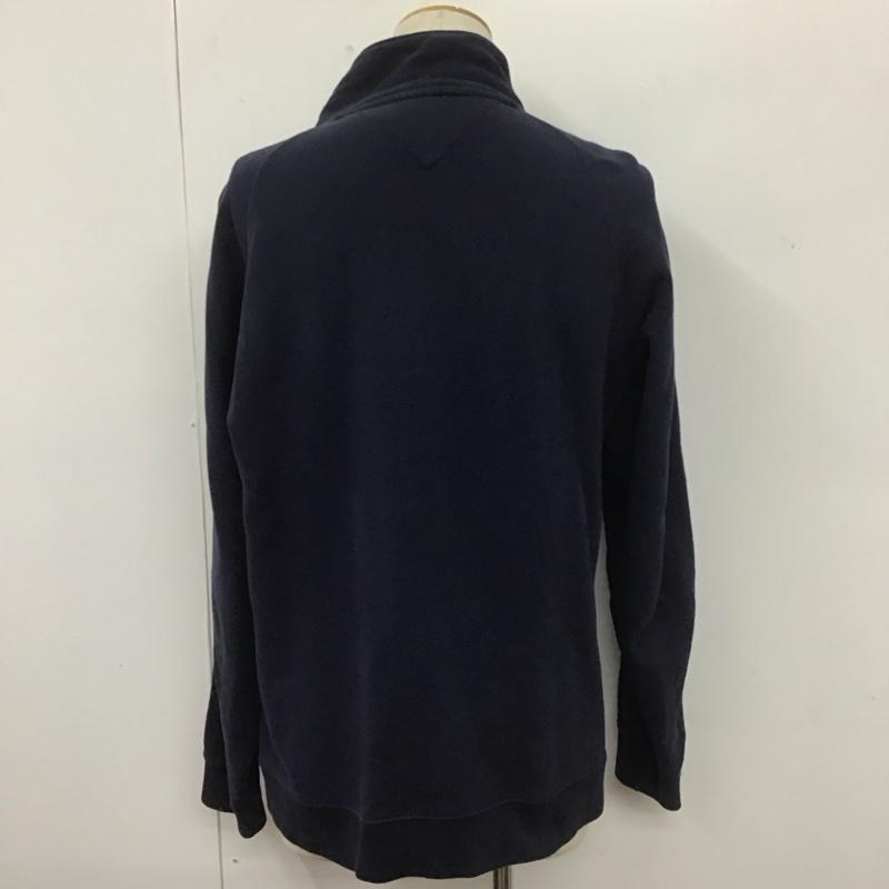 トミーヒルフィガー TOMMY HILFIGER ジャケット、上着 ジャンパー、ブルゾン ジップアップジャケット スウェットジャケット カジュアルジャケット L ロゴ、文字 紺 / ネイビー /  メンズ USED 古着 中古 10106340