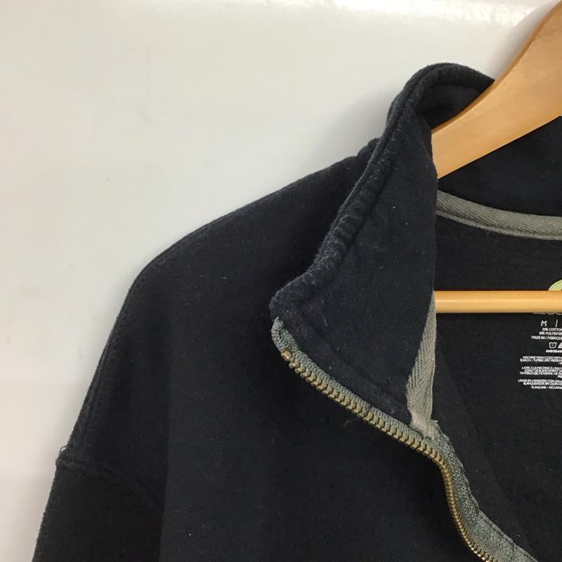 古着 USED トレーナー 長袖 長袖トレーナー スウェット スタンドネック プルオーバー M ロゴ、文字 黒 / ブラック /  メンズ USED 古着 中古 10149969