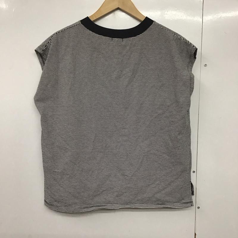 アイテムズ アーバンリサーチ ITEMS URBAN RESEARCH Tシャツ 半袖 IT45-21B002 クルーネックボーダーノースリーブTシャツ FREE ボーダー柄 マルチカラー / マルチカラー /  レディース USED 古着 中古 10141566