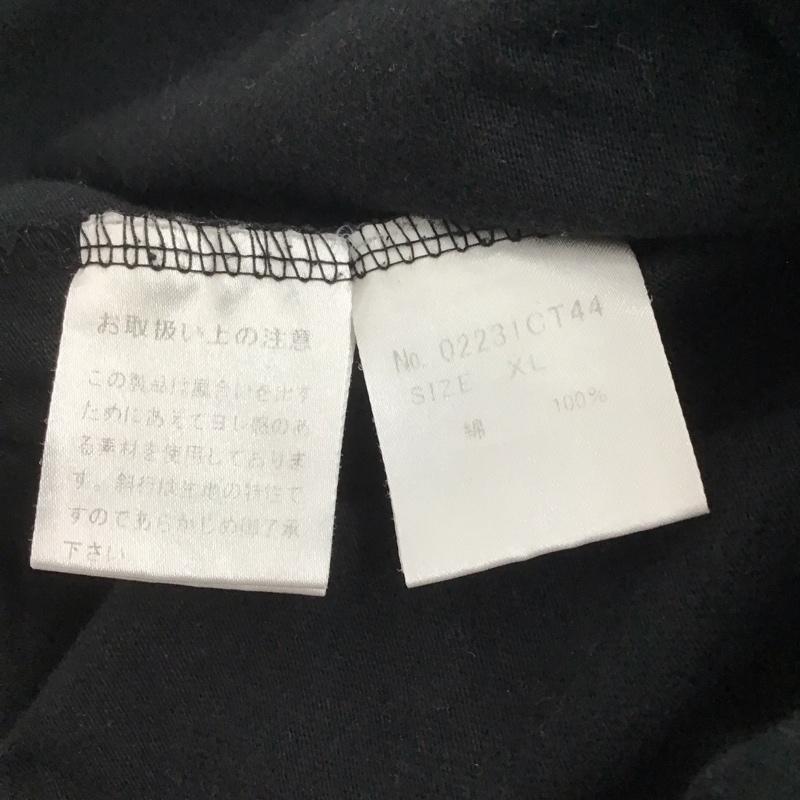 ヒステリックグラマー HYSTERIC GLAMOUR Tシャツ 半袖 半袖カットソー プリントTシャツ クルーネックカットソー XL プリント 黒 / ブラック /  メンズ USED 古着 中古 10146835