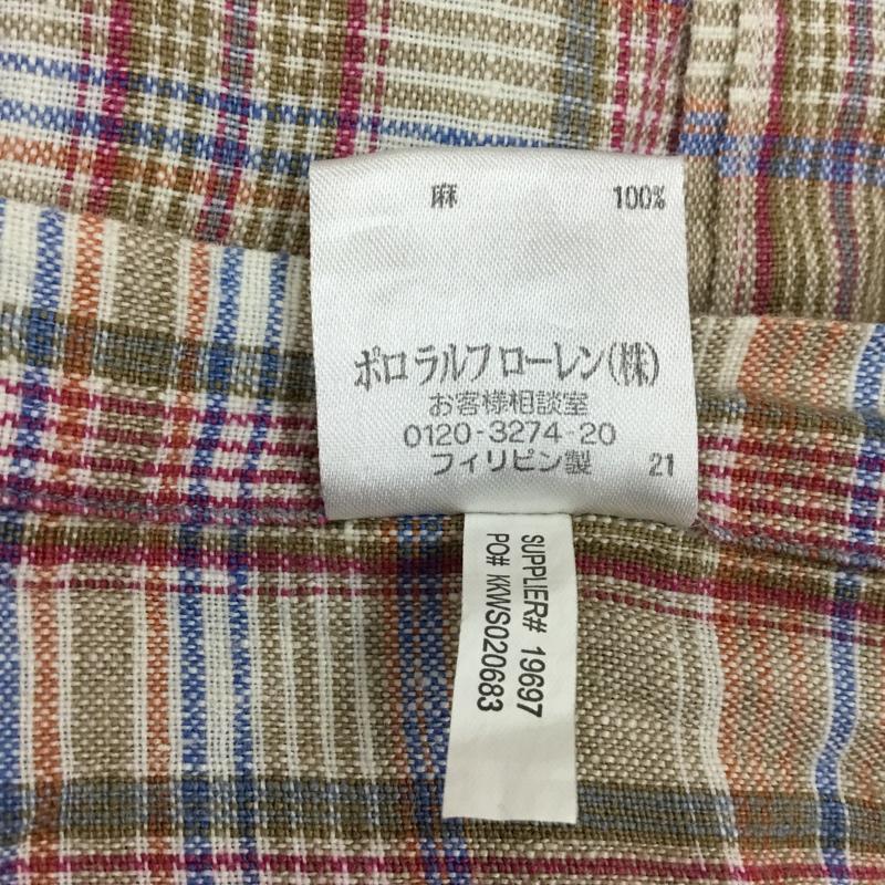 ラルフローレン RALPHLAUREN シャツ、ブラウス 半袖 チェックシャツ 半袖シャツ カラーシャツ ボタンダウンシャツ M チェック マルチカラー / マルチカラー /  メンズ USED 古着 中古 10108736