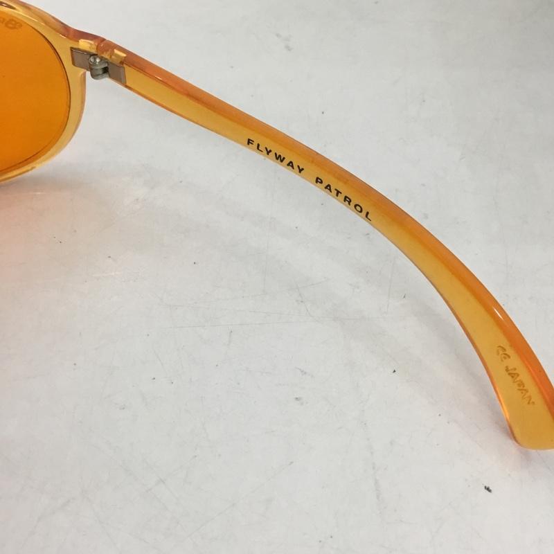ブラックフライズ BLACK FLYS めがね・サングラス サングラス FLYWAY PATROL FLY BY NIGHT ケース付き ロゴ、文字 橙 / オレンジ /  メンズ USED 古着 中古 10141899