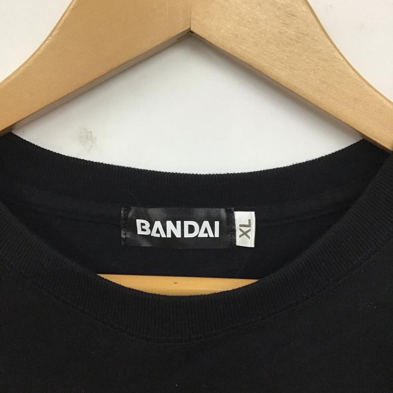 古着 USED Tシャツ 半袖 半袖カットソー プリントTシャツ クルーネックカットソー BANDAI XL プリント 黒 / ブラック /  メンズ USED 古着 中古 10130001