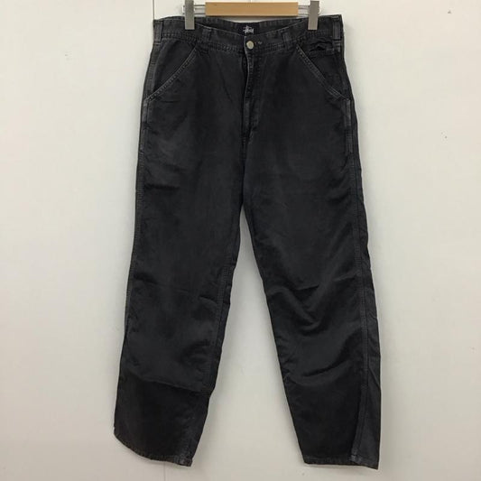 ステューシー STUSSY パンツ チノパン チノパン カジュアルパンツ ワイドパンツ ストレートパンツ 32インチ 無地 紺 / ネイビー /  メンズ USED 古着 中古 10120503