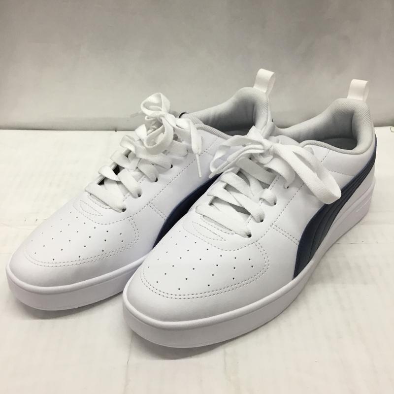 プーマ PUMA スニーカー スニーカー 387607-18 リッキー 28cm 28.0cm ロゴ、文字 白 / ホワイト / X 灰 / グレー /  メンズ USED 古着 中古 10119897