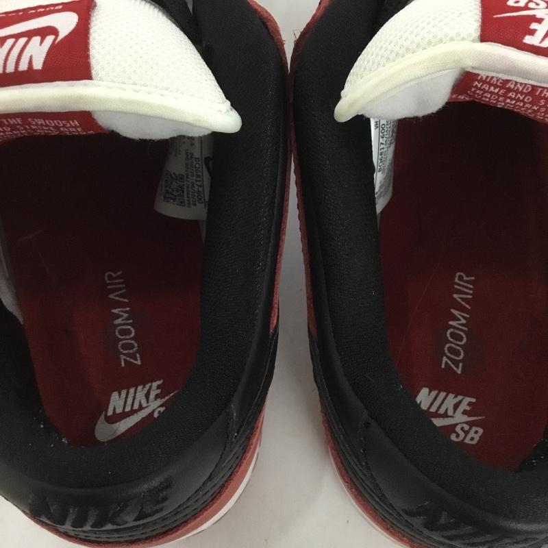 ナイキ NIKE スニーカー スニーカー BQ6817-600 SB DUNK LOW PRO 27cm 箱有 27.0cm ロゴ、文字 白 / ホワイト / X 黒 / ブラック / X 赤 / レッド /  メンズ USED 古着 中古 10132963