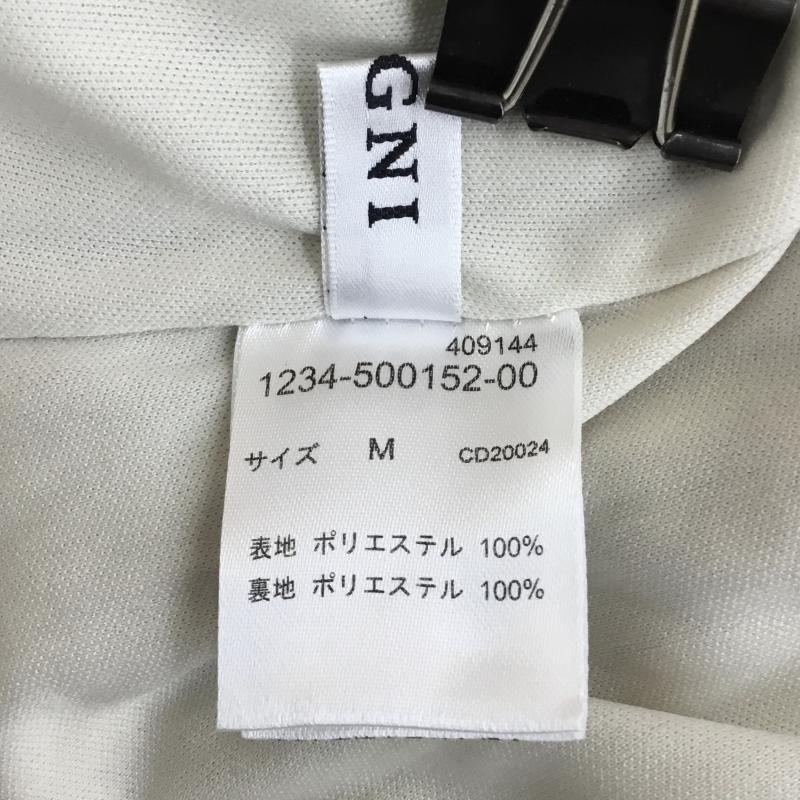 イング INGNI ワンピース ロングスカート M 花柄 白 / ホワイト / X 茶 / ブラウン /  レディース USED 古着 中古 10129976
