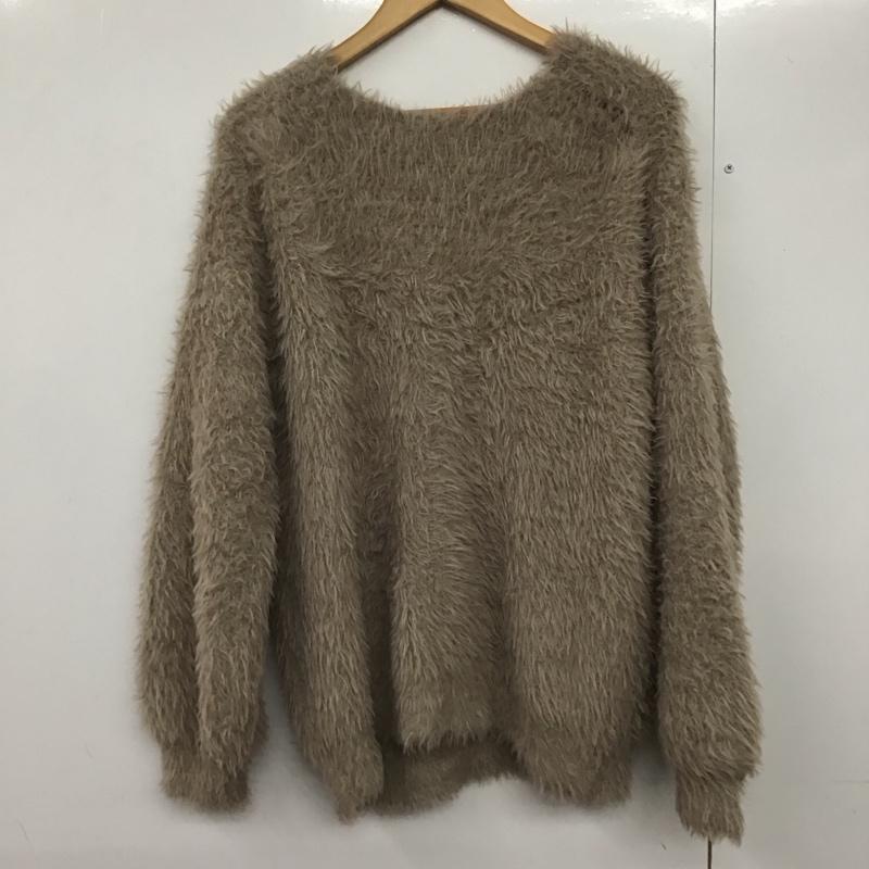 フリークスストア FREAK S STORE ニット、セーター 長袖 長袖ニットカットソー クルーネック セーター FREE 無地 マルチカラー / マルチカラー /  レディース USED 古着 中古 10142446