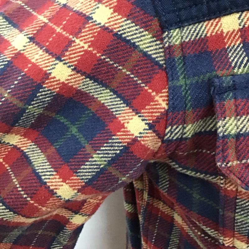 アメリカンイーグル AMERICANEAGLE シャツ、ブラウス 長袖 長袖シャツ カラーシャツ ポケットシャツ 長袖カットソー チェックシャツ S チェック マルチカラー / マルチカラー /  メンズ USED 古着 中古 10123864