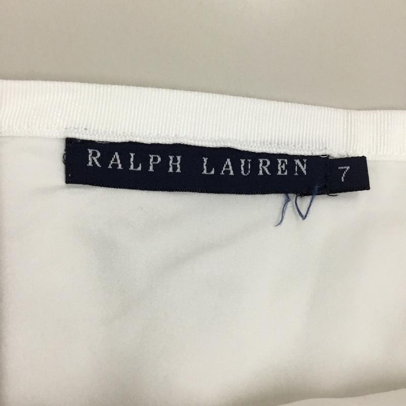 ラルフローレン RALPHLAUREN スカート ひざ丈スカート 7 無地 白 / ホワイト /  レディース USED 古着 中古 10110773