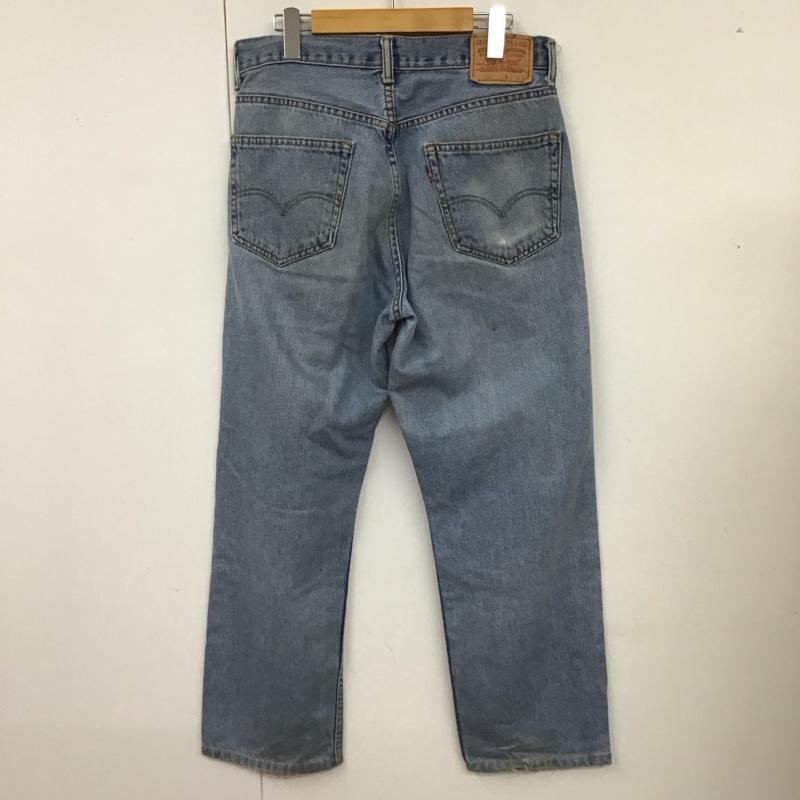 リーバイストラウスアンドコー Levi Strauss & co. パンツ デニム、ジーンズ デニムパンツ ストレートパンツ ワイドパンツ カジュアルパンツ 34 無地 インディゴ / インディゴ /  メンズ USED 古着 中古 10116524