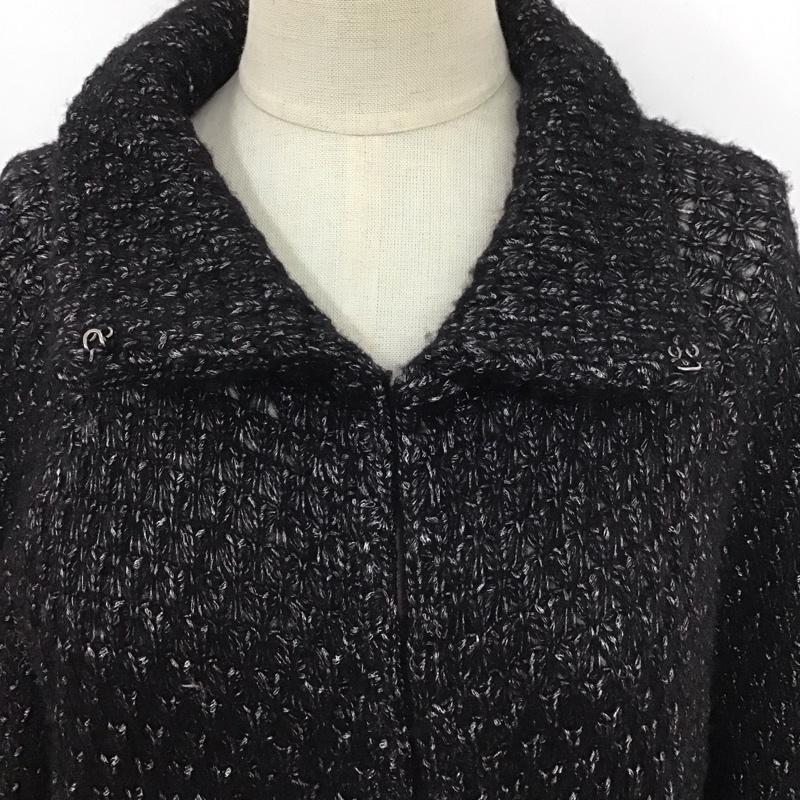 ザラ ZARA コート コート一般 3978 934 800 ニットコート ロング丈 M 無地 黒 / ブラック /  レディース USED 古着 中古 10124987