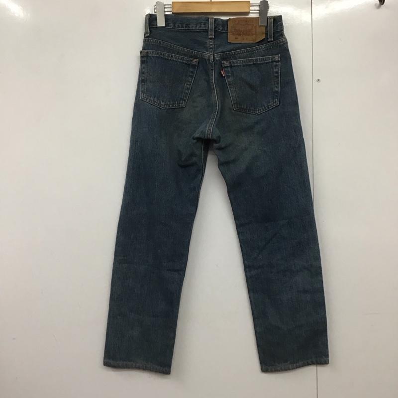 リーバイストラウスアンドコー Levi Strauss & co. パンツ デニム、ジーンズ デニムパンツ ワイドパンツ カジュアルパンツ 30インチ 無地 インディゴ / インディゴ /  メンズ USED 古着 中古 10141621