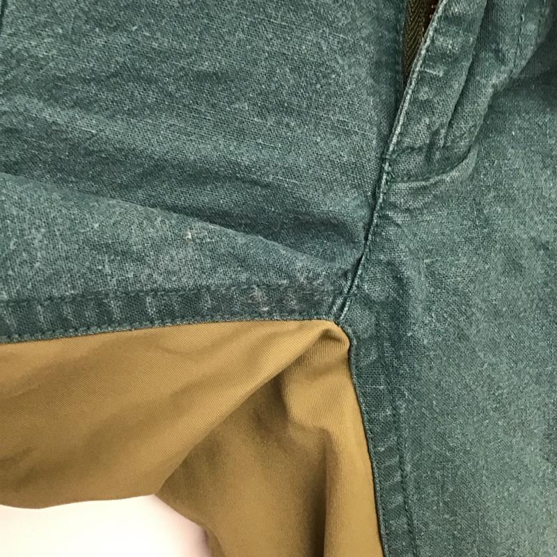 マナスタッシュ MANASTASH パンツ ショートパンツ ショートパンツ ハーフパンツ カジュアルパンツ L 無地 緑 / グリーン /  メンズ USED 古着 中古 10147338