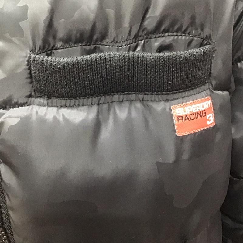 スーパードライ SUPERDRY ジャケット、上着 ジャケット、ブレザー M50LL006 TRI RACING CAMO S ロゴ、文字 黒 / ブラック /  メンズ USED 古着 中古 10118027