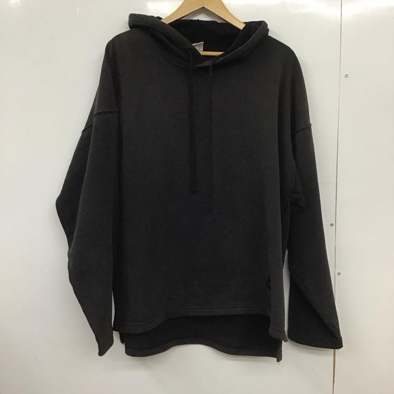 ナイキ NIKE パーカー 長袖 長袖パーカー プルオーバーパーカー スウェット 90s usa L 無地 ダークグレー / ダークグレー /  メンズ USED 古着 中古 10148708