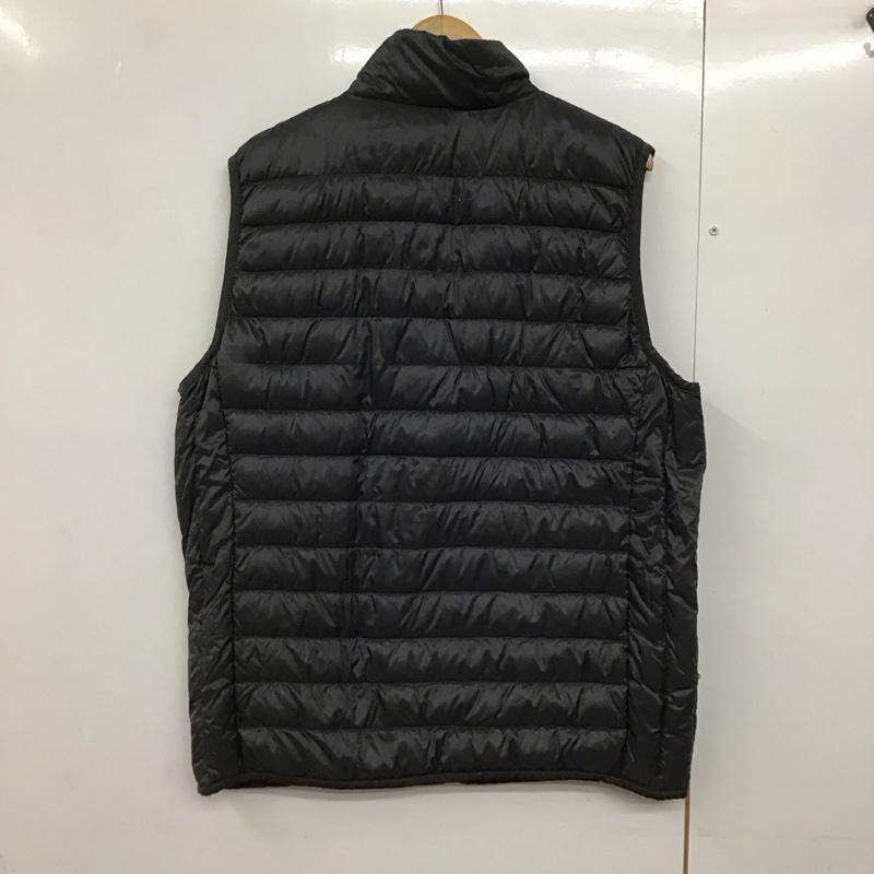 ユニクロ UNIQLO ベスト ベスト 311-079120 ウルトラライトダウンベスト ジップアップベスト 無地 黒 / ブラック /  メンズ USED 古着 中古 10142577