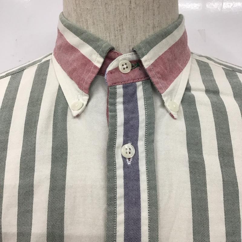 トミーヒルフィガー TOMMY HILFIGER シャツ、ブラウス 長袖 長袖シャツ ストライプシャツ カラーシャツ ボタンダウンシャツ M ストライプ マルチカラー / マルチカラー /  メンズ USED 古着 中古 10127729