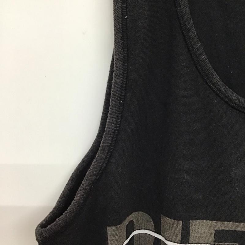 ディーゼル DIESEL タンクトップ タンクトップ M ロゴ、文字 黒 / ブラック /  メンズ USED 古着 中古 10140981