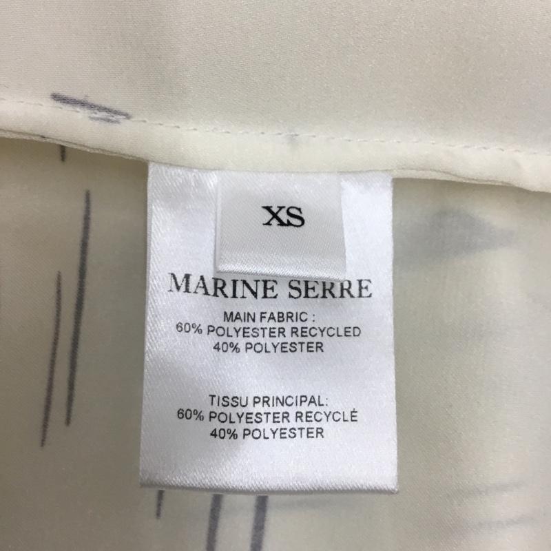 マリーンセル MARINE SERRE シャツ、ブラウス 長袖 長袖シャツ カラーシャツ 長袖カットソー プリントシャツ XS プリント オフホワイト / オフホワイト /  メンズ USED 古着 中古 10111920