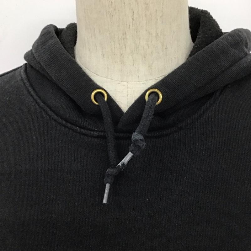 カーハート Carhartt パーカー 長袖 フーディ L ロゴ、文字 黒 / ブラック /  メンズ USED 古着 中古 10106283