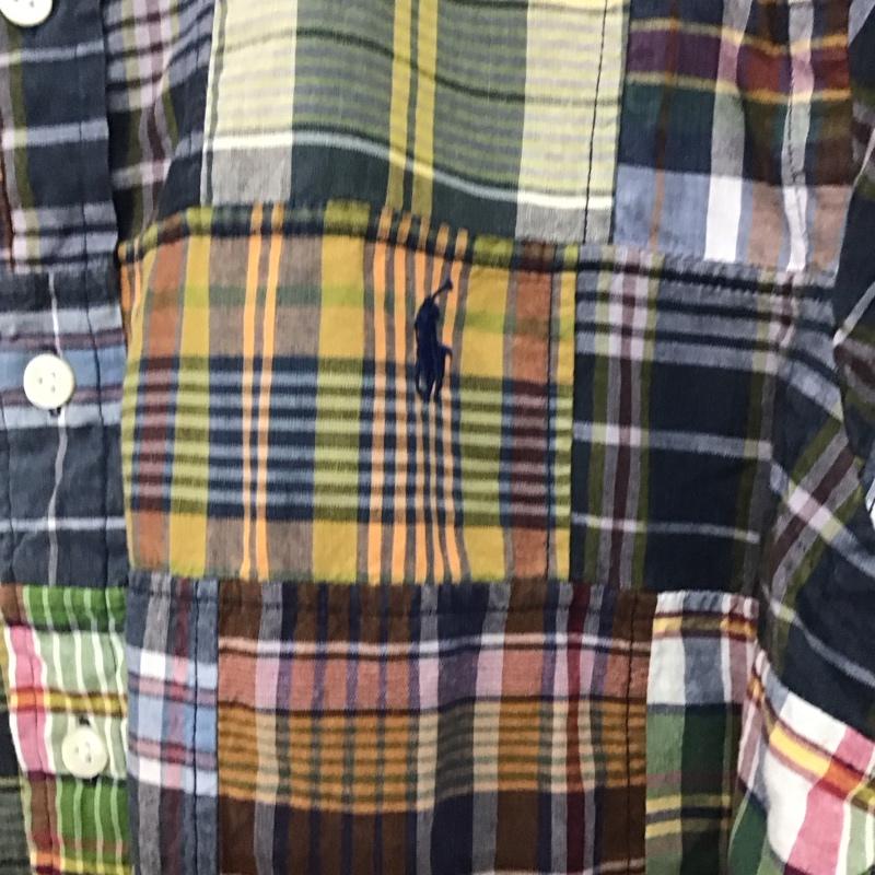 ラルフローレン RALPHLAUREN シャツ、ブラウス 半袖 半袖シャツ チェックシャツ ボタンダウンシャツ L チェック マルチカラー / マルチカラー /  メンズ USED 古着 中古 10136834