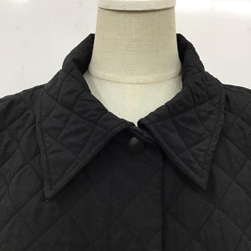ザラ ZARA ベスト ベスト キルティングベスト ノースリーブカットソー 前ボタン S 無地 黒 / ブラック /  レディース USED 古着 中古 10115742