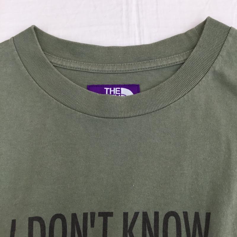 ザ ノースフェイス パープルレーベル THE NORTH FACE PURPLE LABEL Tシャツ 半袖 NT3063N L ロゴ、文字 カーキ / カーキ /  メンズ USED 古着 中古 10151122