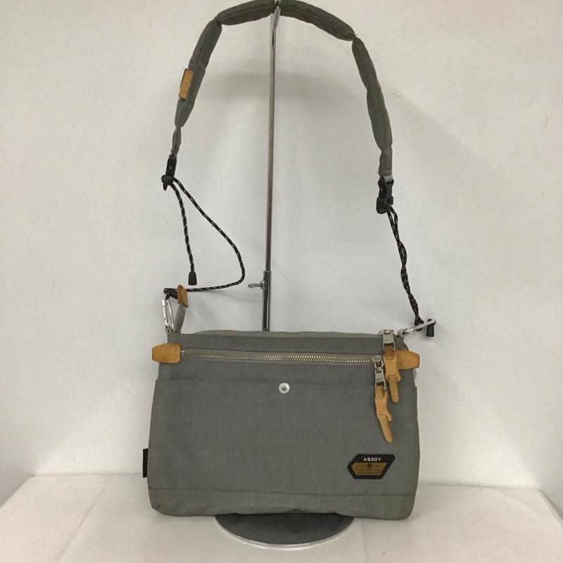 古着 USED ショルダーバッグ ショルダーバッグ サコッシュ AS2OV ロゴ、文字 灰 / グレー /  メンズ USED 古着 中古 10132506