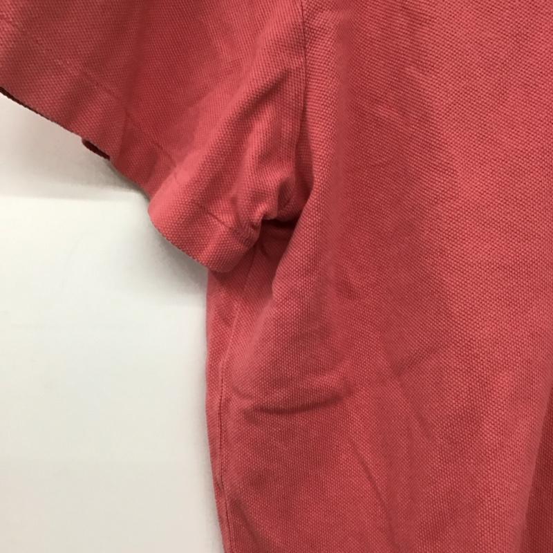 ポロバイラルフローレン Polo by RALPH LAUREN ポロシャツ 半袖 半袖ポロシャツ カラーシャツ 半袖カットソー L ロゴ、文字 桃 / ピンク /  メンズ USED 古着 中古 10145289