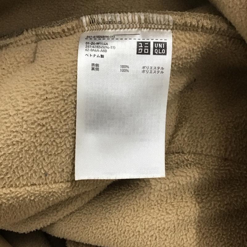 ユニクロ UNIQLO ジャケット、上着 ジャケット、ブレザー 241-418245 ボアフリースVネックフルジップカーディガン アウター XL 無地 ベージュ / ベージュ /  レディース USED 古着 中古 10143753