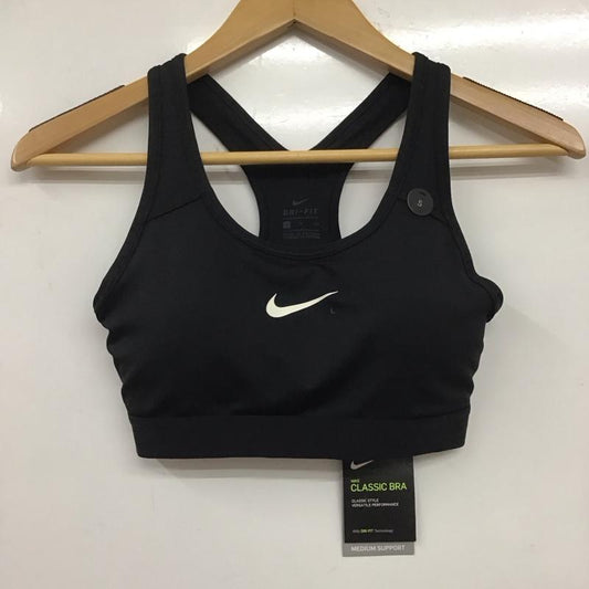 ナイキ NIKE トップス トップス 823313-101 ナイキプロ アップデーテッドブラ スポーツブラ タグ付き S ロゴ、文字 黒 / ブラック /  レディース USED 古着 中古 10135552