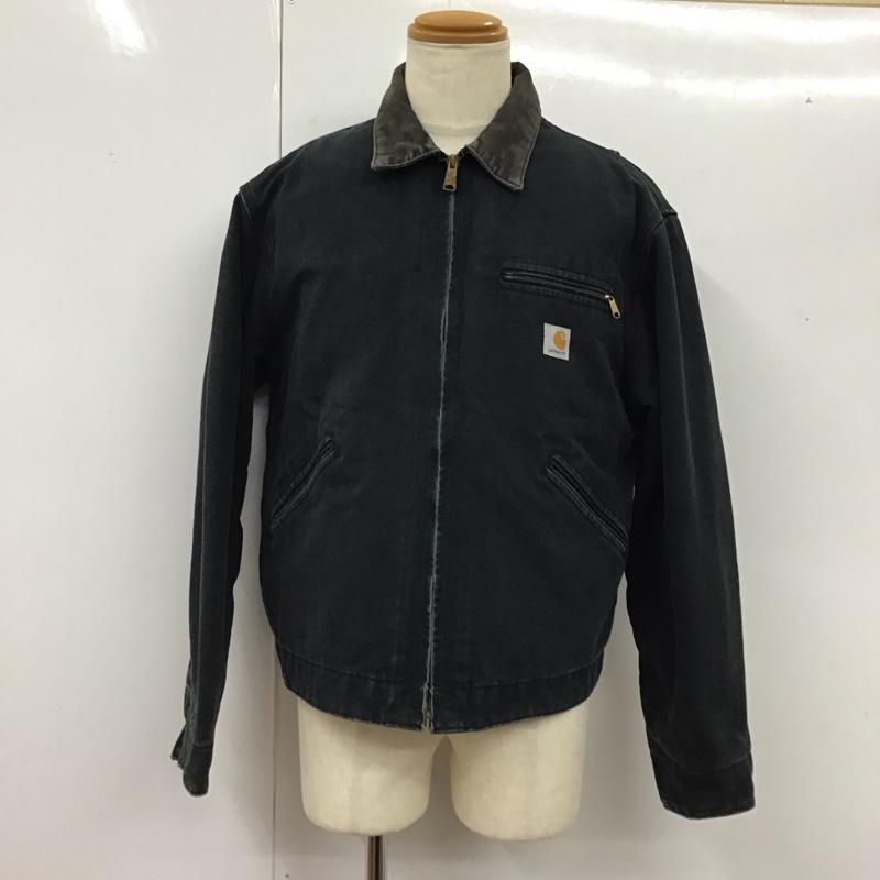 カーハート Carhartt ジャケット、上着 ジャケット、ブレザー 90s ufcw デトロイト ジップアップジャケット アウター 古着 ロゴ、文字 紺 / ネイビー /  メンズ USED 古着 中古 10119229