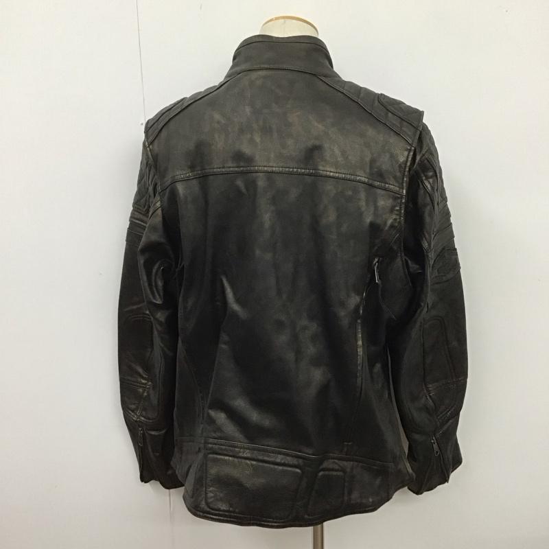 ハーレーダビッドソン Harley-Davidson ジャケット、上着 ジャンパー、ブルゾン レザージャケット カジュアルジャケット ライダース ジップアップジャケット ヴィンテージ 古着 XL 無地 茶 / ブラウン /  メンズ USED 古着 中古 10106775