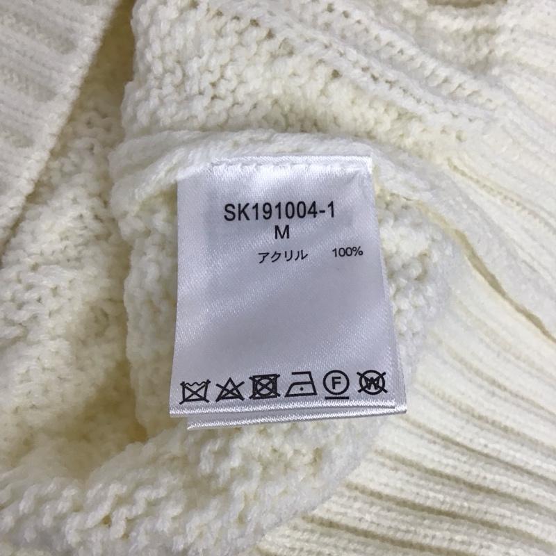 スタディオクリップ studio CLIP カーディガン 長袖 M 無地 白 / ホワイト /  レディース USED 古着 中古 10121743