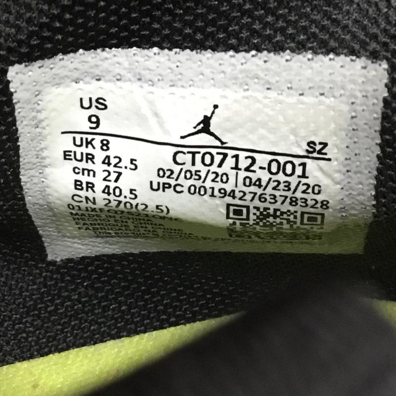 ナイキ NIKE スニーカー スニーカー CT0712-001 JORDAN CRATER 27cm 27.0cm ワンポイント 黒 / ブラック /  メンズ USED 古着 中古 10110612