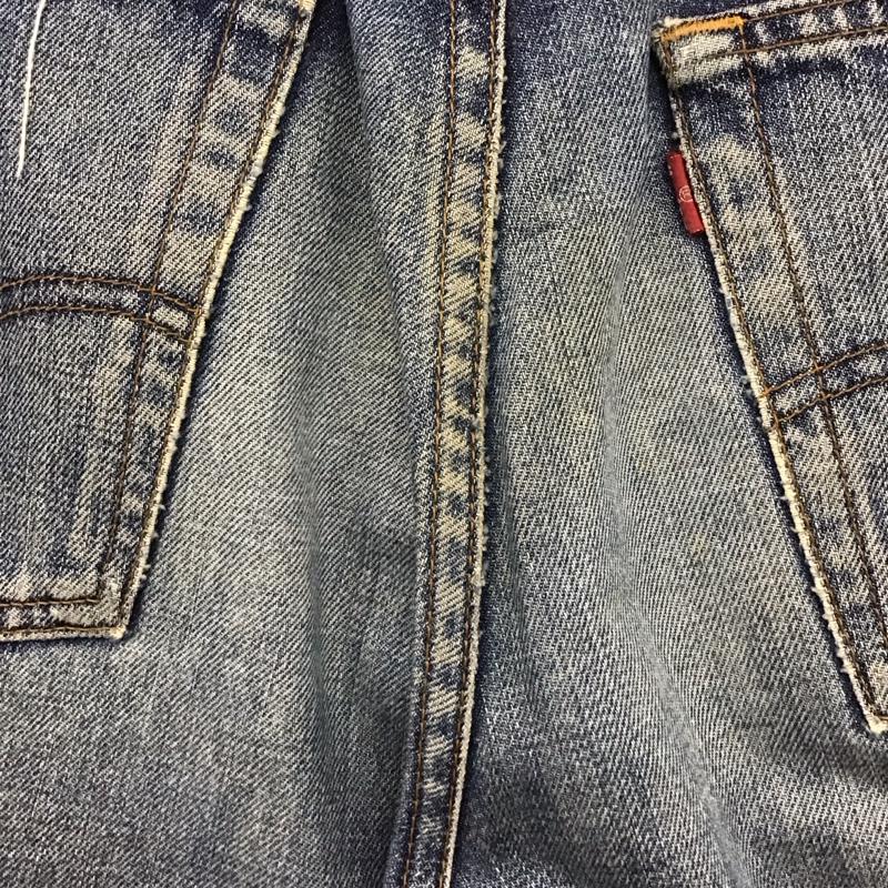 リーバイストラウスアンドコー Levi Strauss & co. パンツ デニム、ジーンズ デニムパンツ ワイドパンツ カジュアルパンツ ストレッチパンツ 34インチ 無地 インディゴ / インディゴ /  メンズ USED 古着 中古 10146551