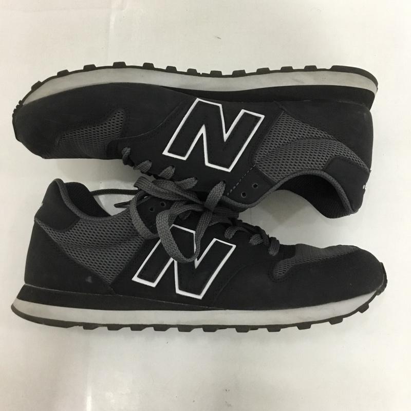 ニューバランス New Balance スニーカー スニーカー GM500WL2 26cm 26.0cm ロゴ、文字 黒 / ブラック /  メンズ USED 古着 中古 10124874