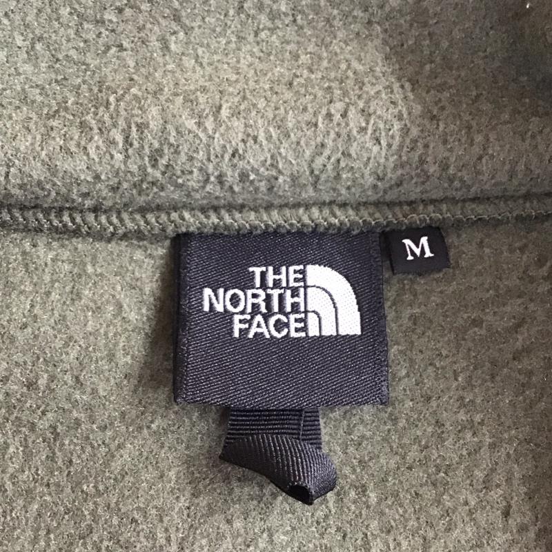 ザノースフェイス THE NORTH FACE ジャケット、上着 ジャンパー、ブルゾン na72051 デナリジャケット フリース ノーステックジップアップ アウトドア M ロゴ、文字 黒 / ブラック / X カーキ / カーキ /  メンズ USED 古着 中古 10116532