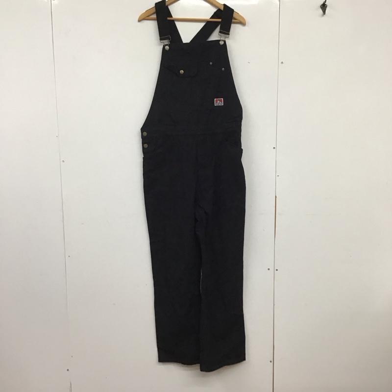 ベンデイビス BEN DAVIS サロペット・オーバーオール サロペット、オーバーオール L 無地 黒 / ブラック /  メンズ USED 古着 中古 10134441