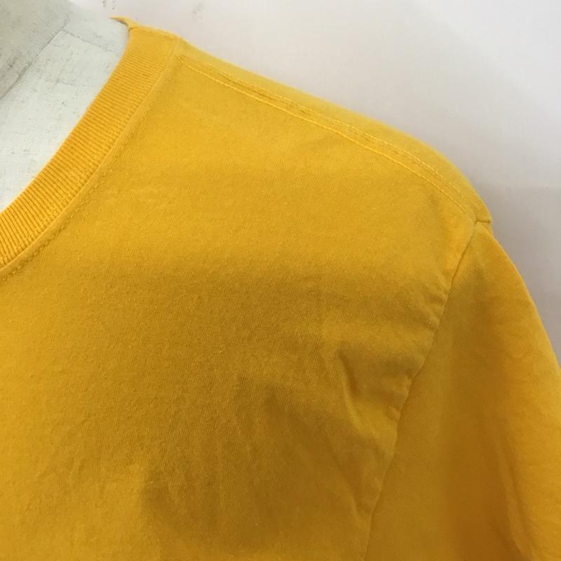 チャンピオン Champion Tシャツ 半袖 クルーネック M ワンポイント 橙 / オレンジ /  メンズ USED 古着 中古 10116804